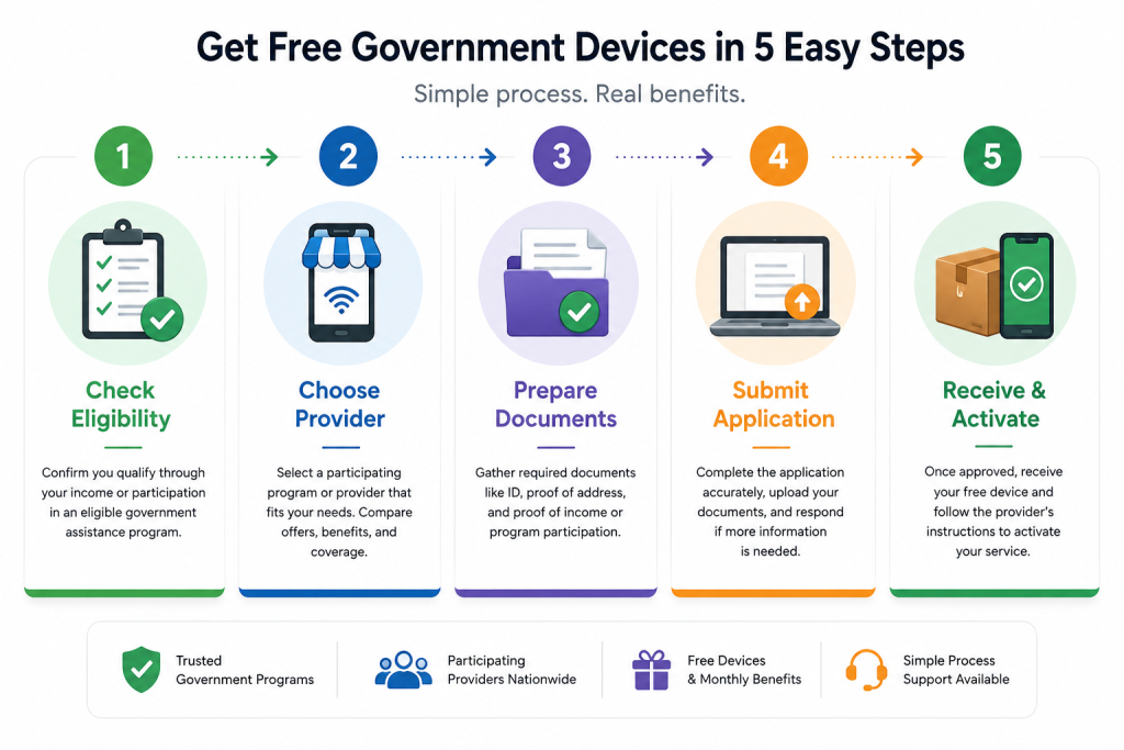 apply for free government smartphones